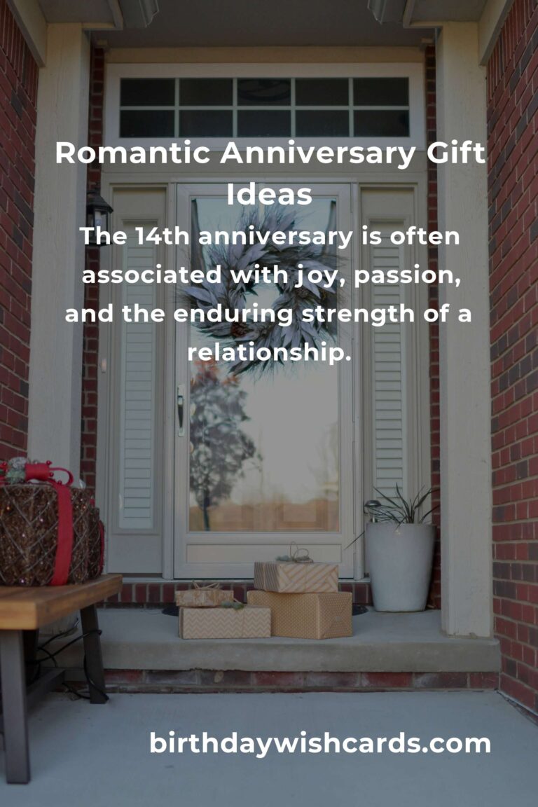 Romantic 14th Anniversary Gifts for Your Beloved