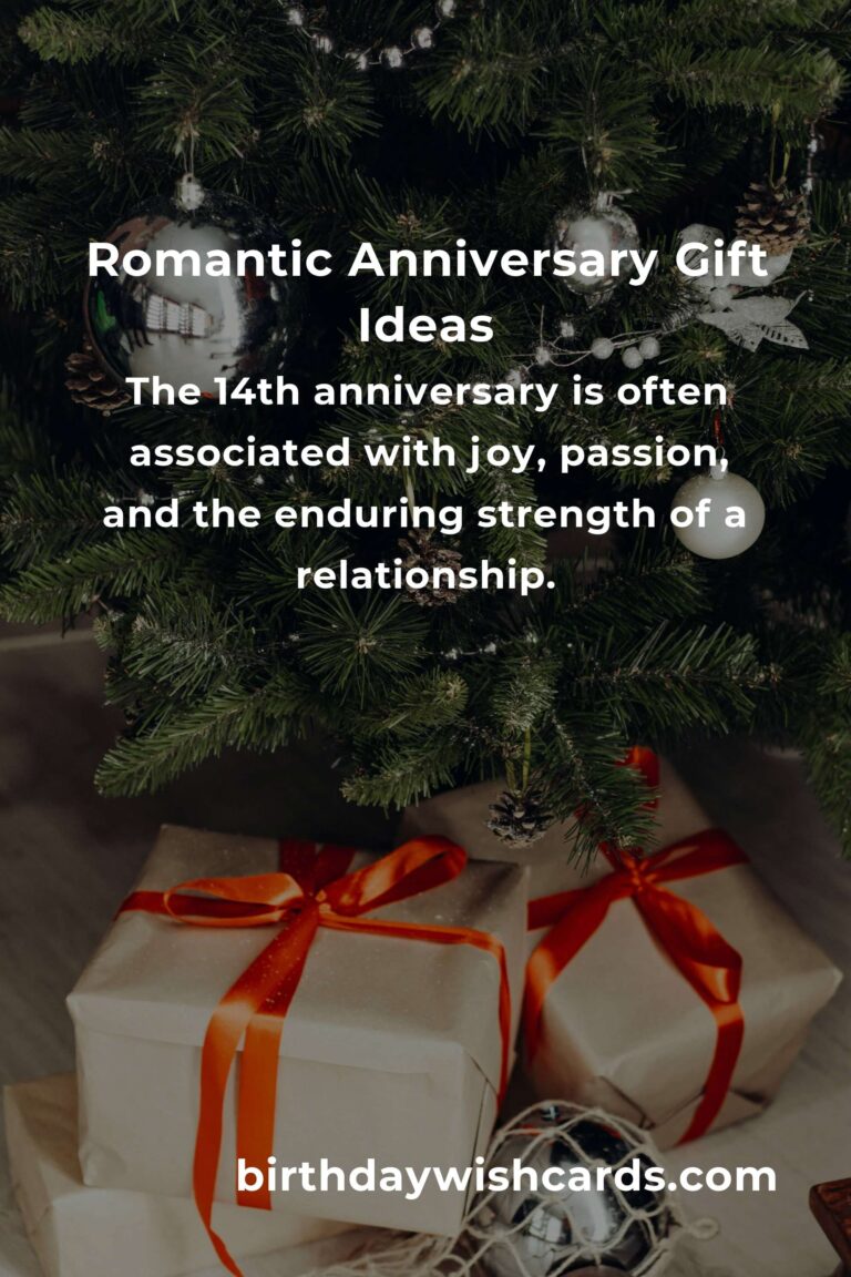 Romantic 14th Anniversary Gifts for Your Beloved