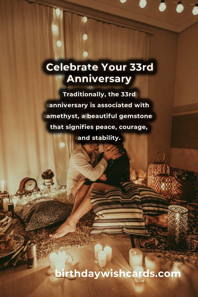 Romantic 33rd Anniversary Gifts for Couples: Celebrate Love with Unique Ideas