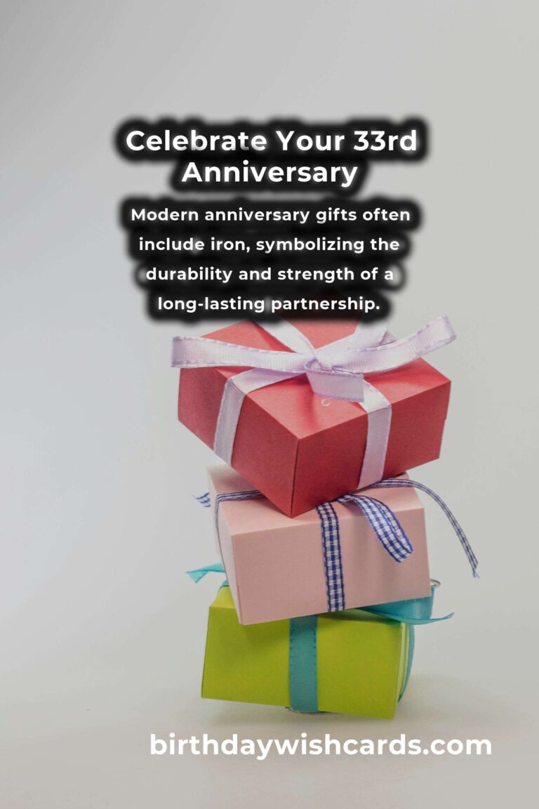 Romantic 33rd Anniversary Gifts for Couples: Celebrate Love with Unique Ideas
