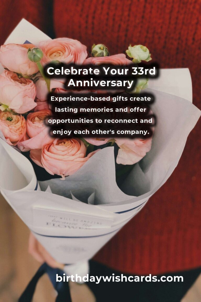 Romantic 33rd Anniversary Gifts for Couples: Celebrate Love with Unique Ideas