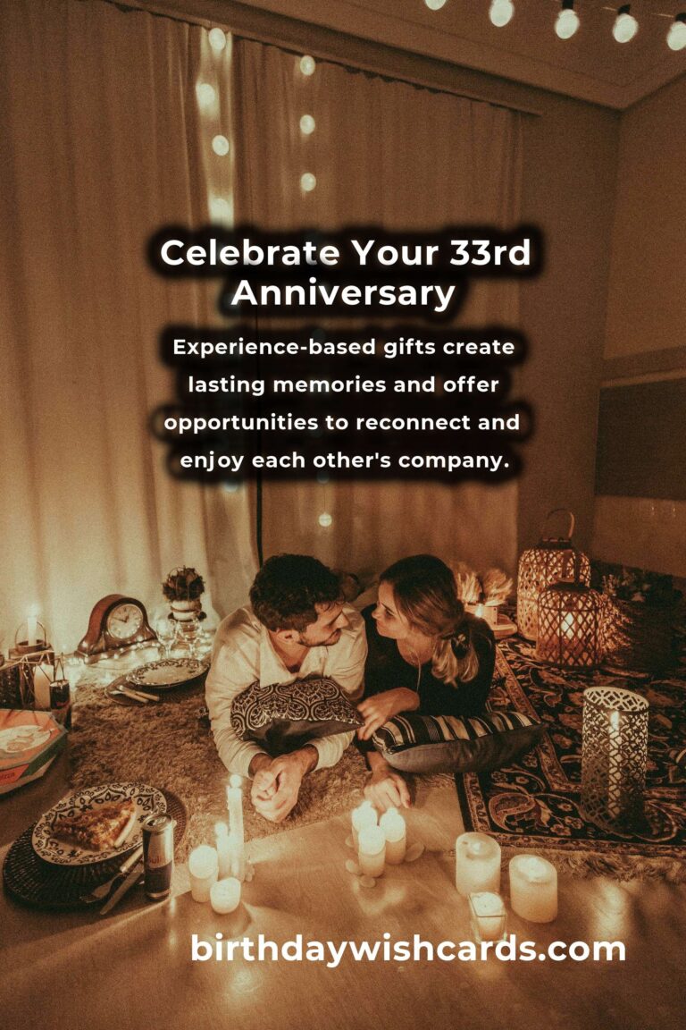 Romantic 33rd Anniversary Gifts for Couples: Celebrate Love with Unique Ideas
