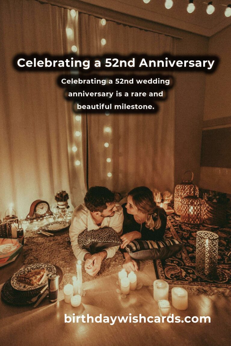 Romantic 52nd Anniversary Gifts for Spouses: Cherishing a Milestone