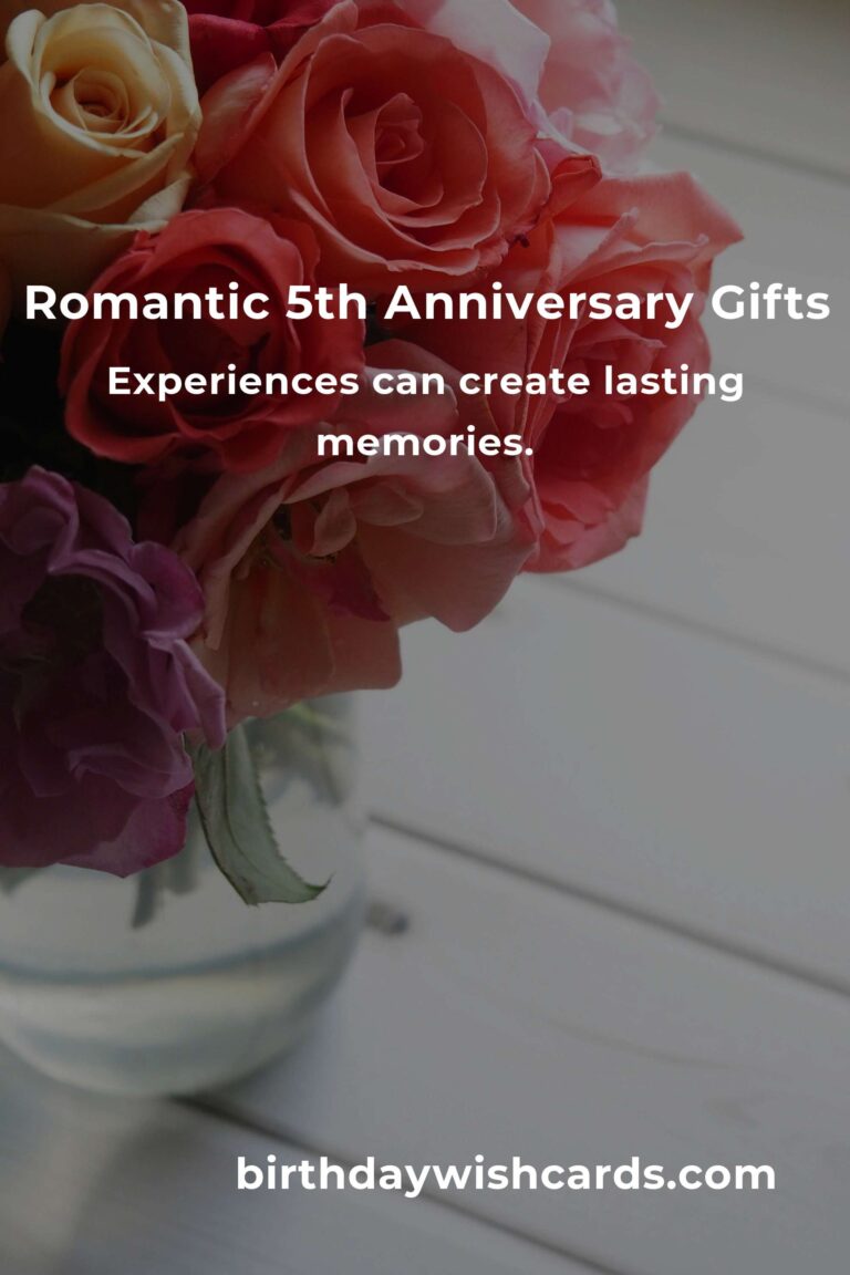 Romantic 5th Anniversary Gifts for Love: Celebrate Your Milestone