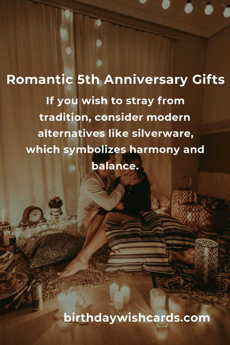 Romantic 5th Anniversary Gifts for Love: Celebrate Your Milestone