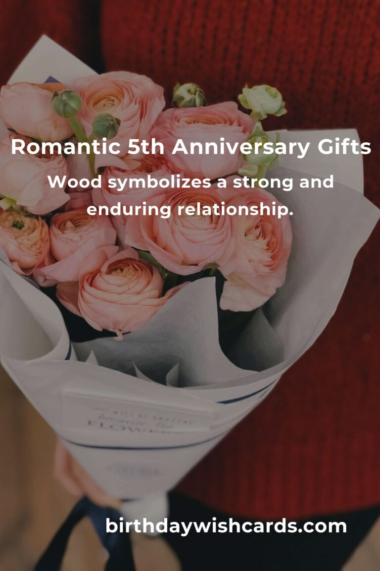 Romantic 5th Anniversary Gifts for Love: Celebrate Your Milestone