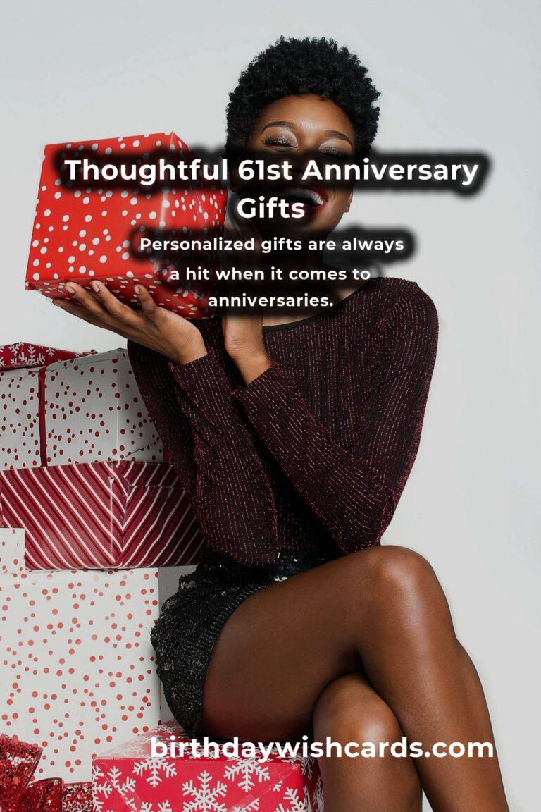 Romantic 61st Anniversary Gifts for Everlasting Love