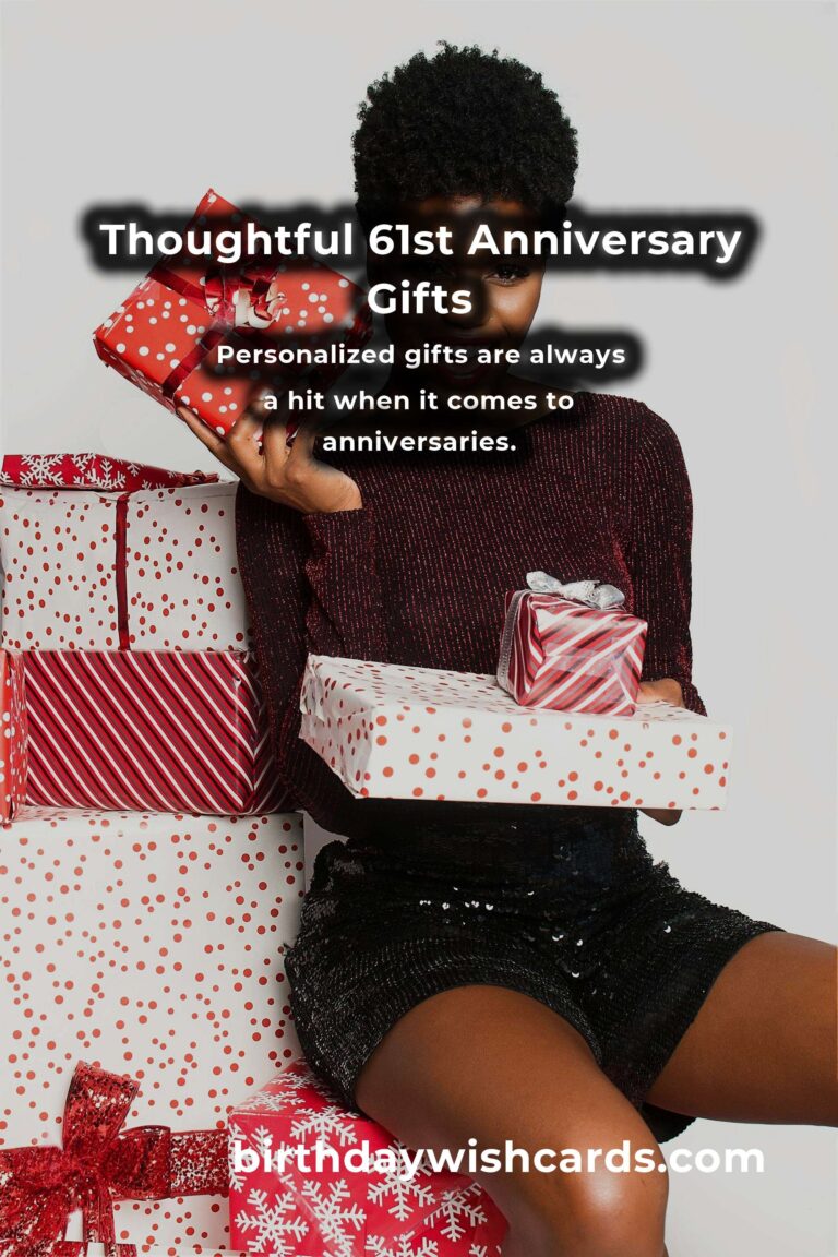 Romantic 61st Anniversary Gifts for Everlasting Love
