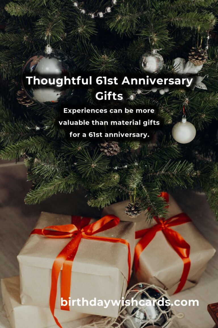 Romantic 61st Anniversary Gifts for Everlasting Love