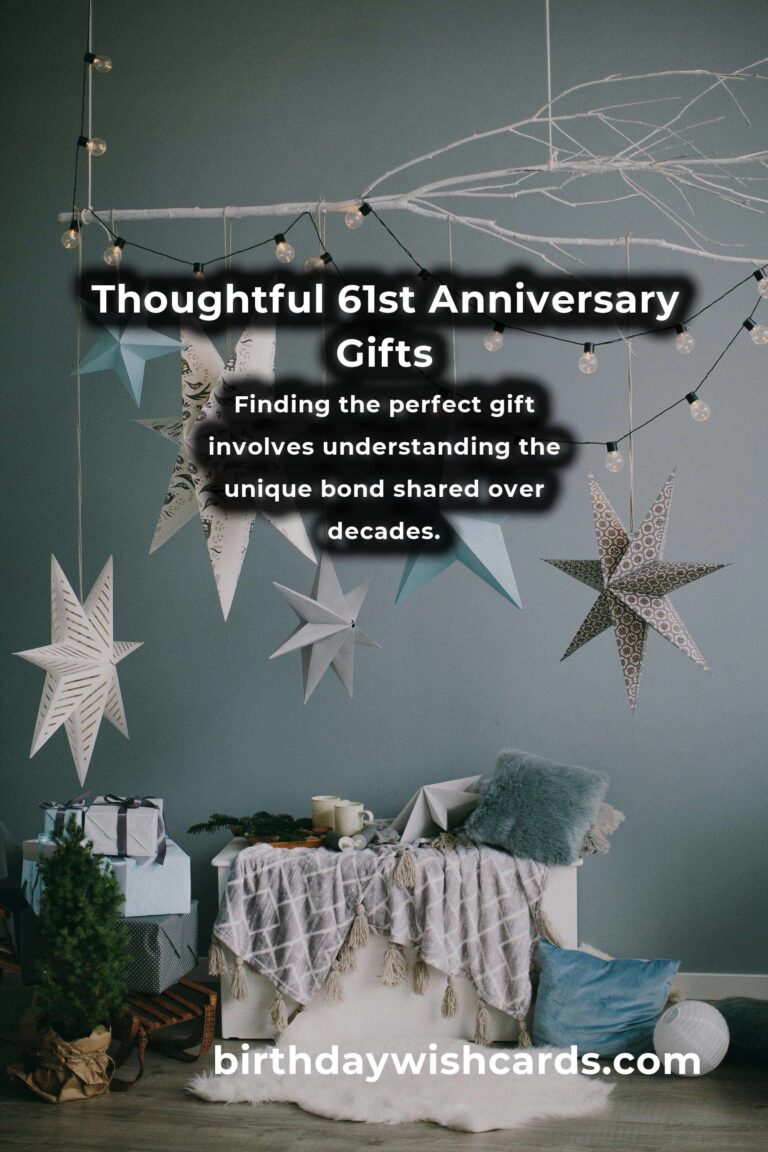 Romantic 61st Anniversary Gifts for Everlasting Love