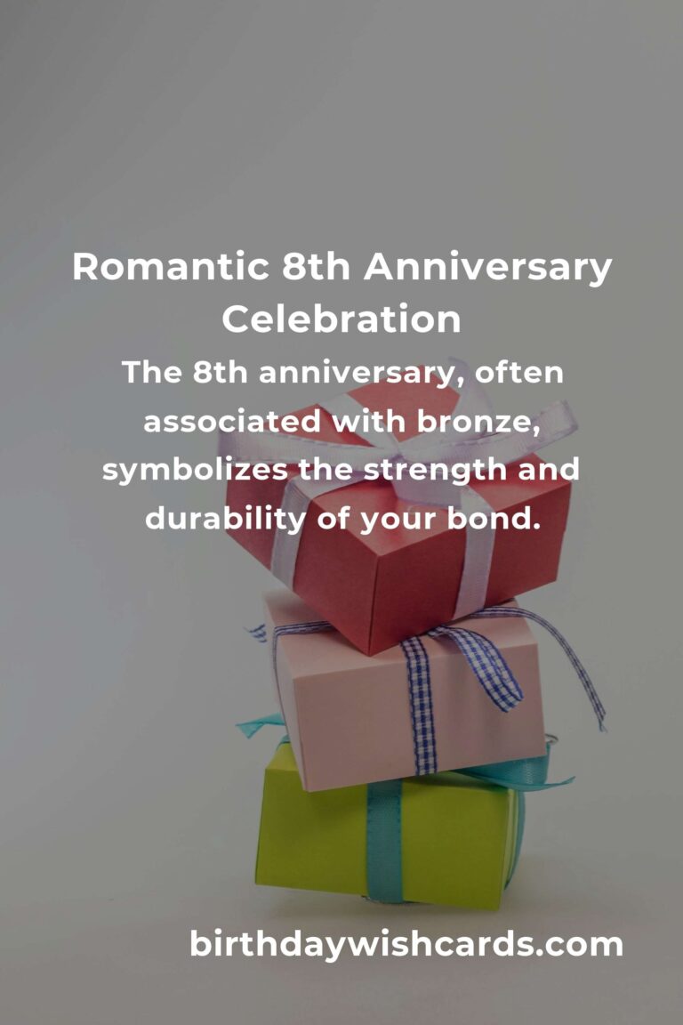 Romantic 8th Anniversary Ideas for Partners: Celebrate Love and Togetherness