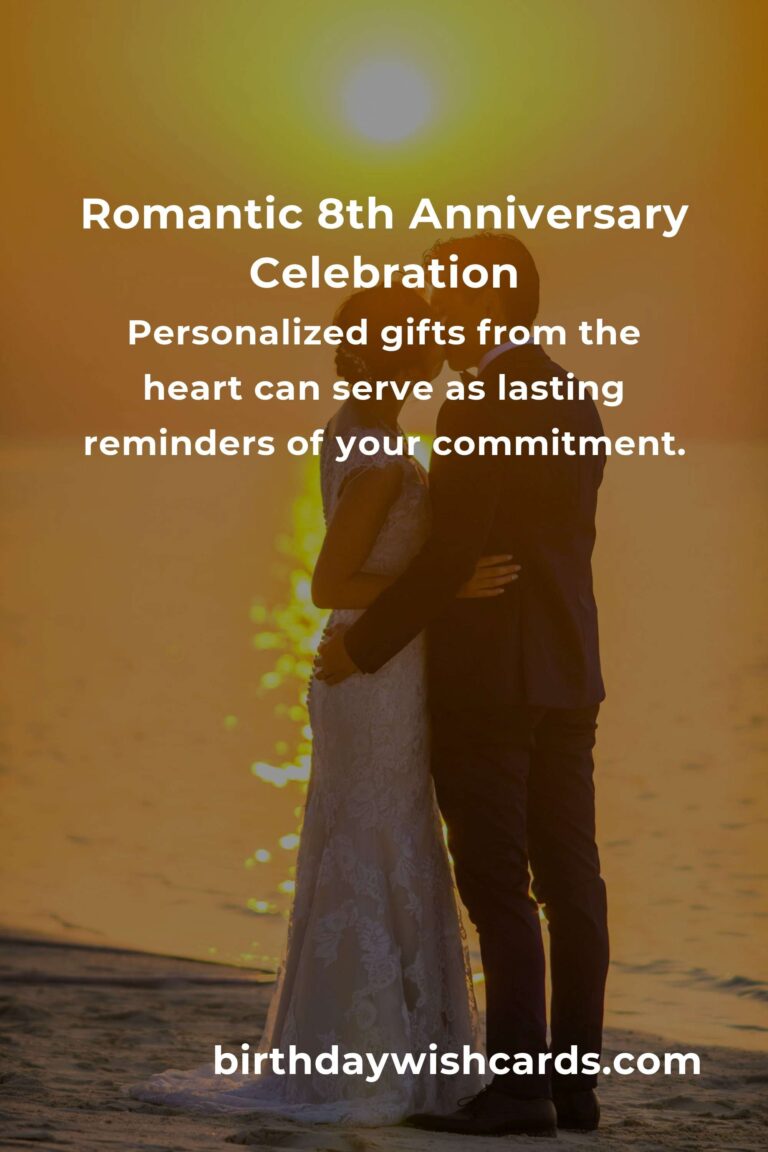 Romantic 8th Anniversary Ideas for Partners: Celebrate Love and Togetherness