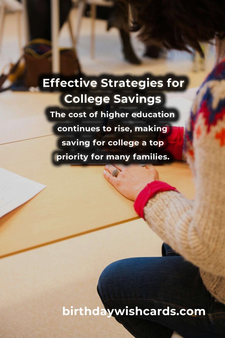 Save for College with These Proven Financial Strategies