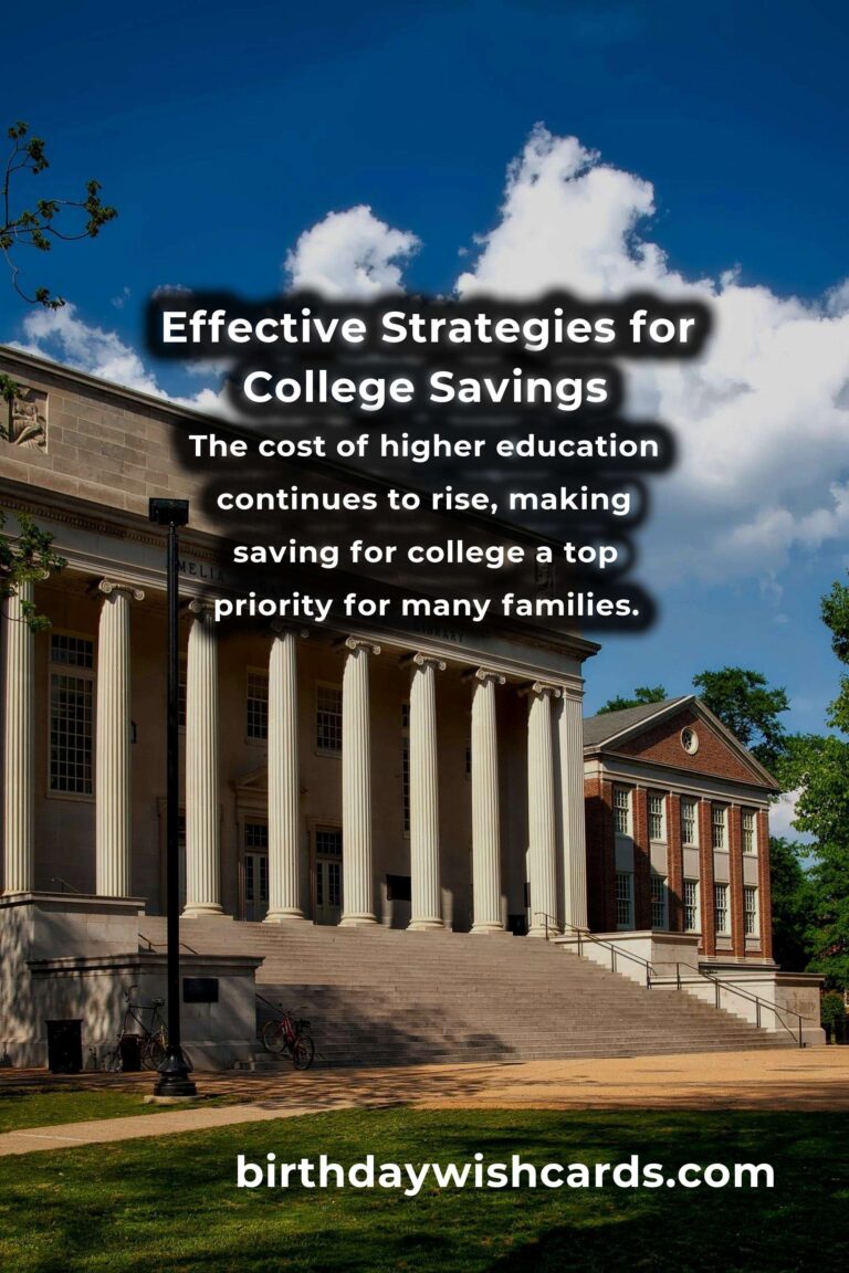 Save for College with These Proven Financial Strategies