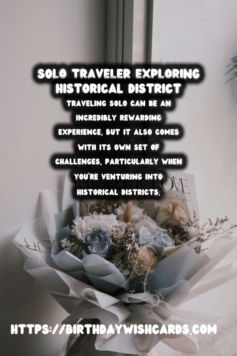 Solo Travel Safety Tips for Historical District Visit