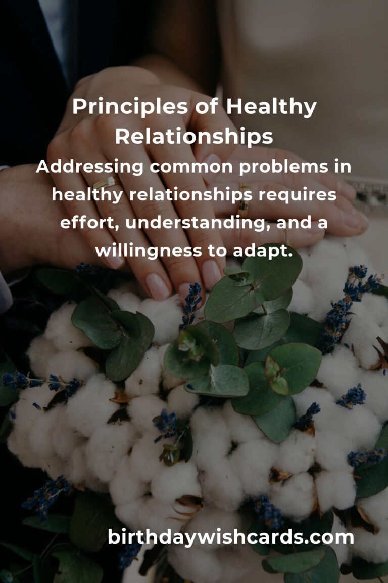 Solving Common Healthy Relationships Principles Problems