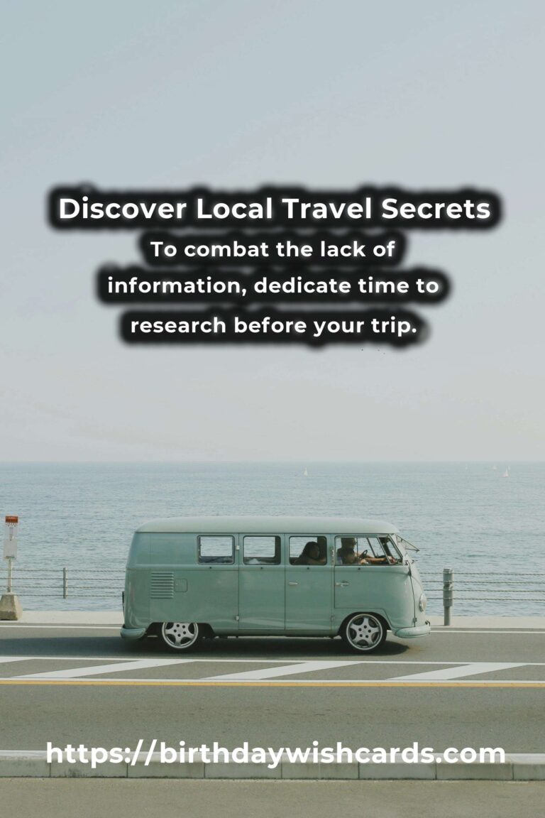 Solving Common Local Travel Secrets Problems for a Flawless Journey
