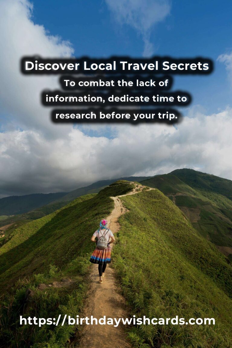 Solving Common Local Travel Secrets Problems for a Flawless Journey
