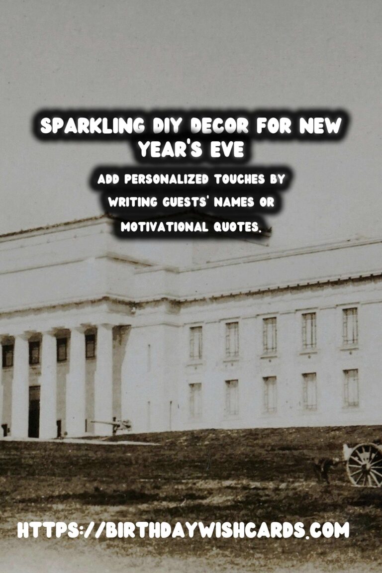 Sparkling DIY New Year's Eve Decor: Illuminate Your Celebrations
