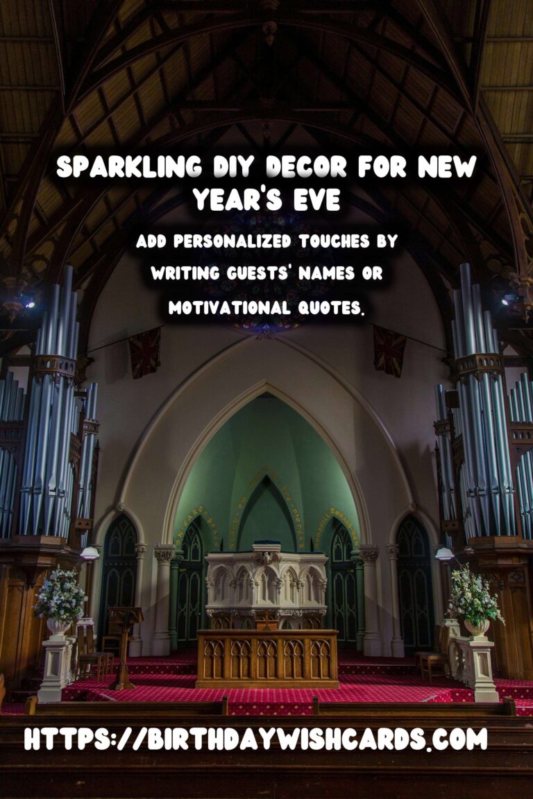 Sparkling DIY New Year's Eve Decor: Illuminate Your Celebrations