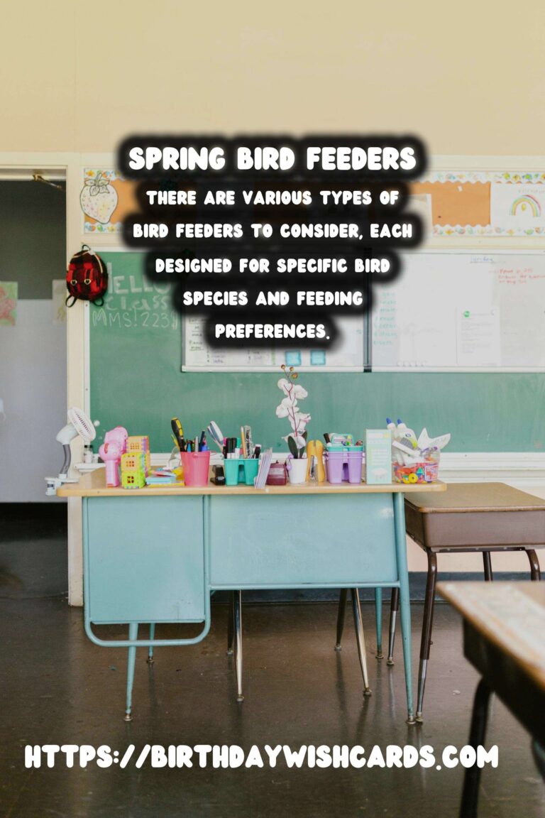 Spring Bird Feeders: Attracting Wildlife to Your Garden