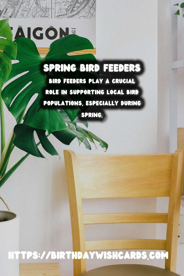 Spring Bird Feeders: Attracting Wildlife to Your Garden