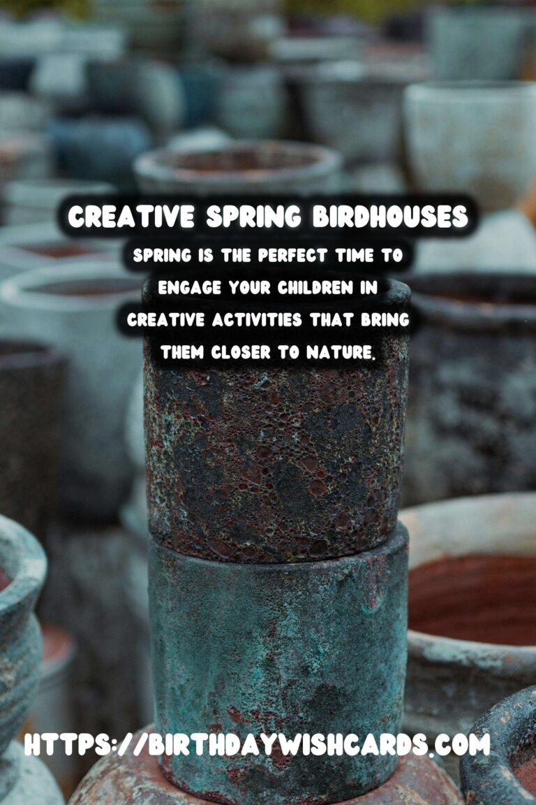 Spring Birdhouses: A Creative Activity for Kids