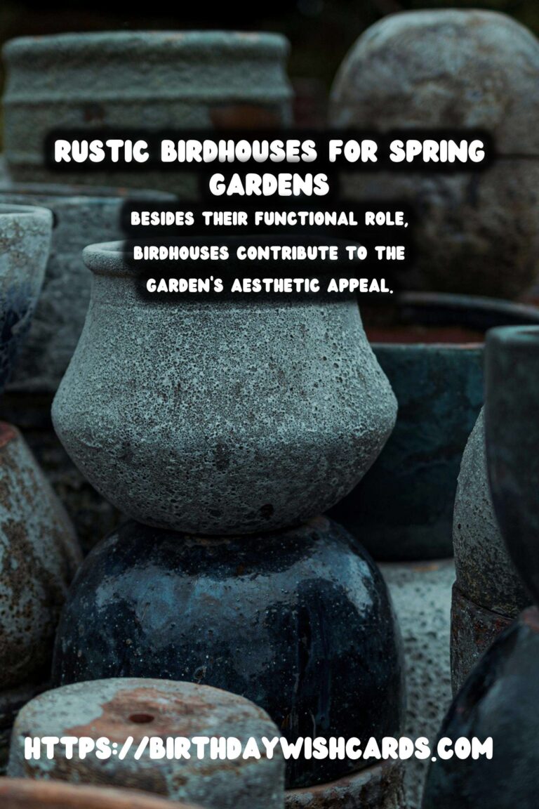 Spring Birdhouses: Embrace Rustic Charm in Your Garden