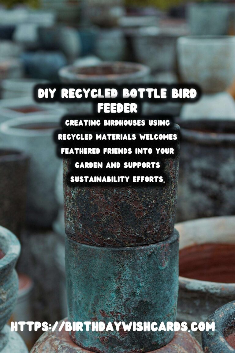 Spring Birdhouses: How to Make Recycled Bottle Feeders for Your Garden