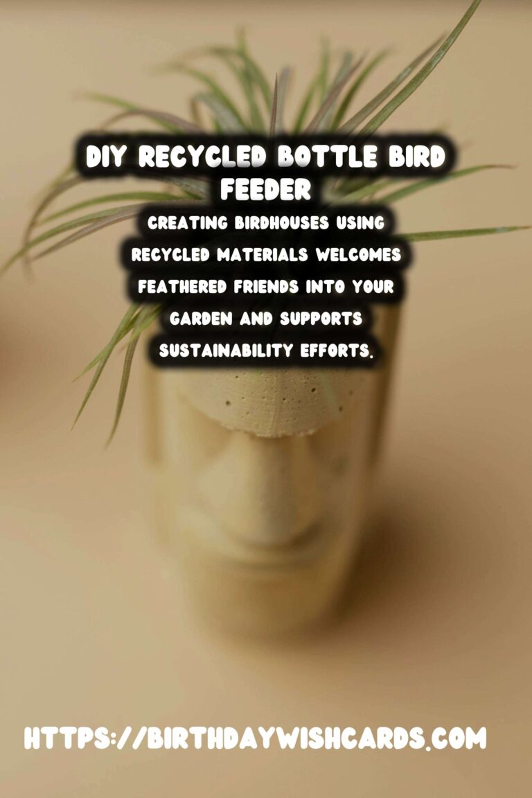 Spring Birdhouses: How to Make Recycled Bottle Feeders for Your Garden