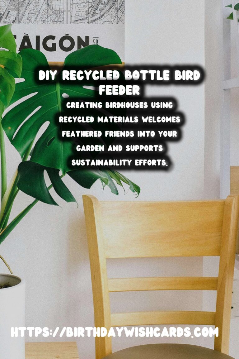 Spring Birdhouses: How to Make Recycled Bottle Feeders for Your Garden