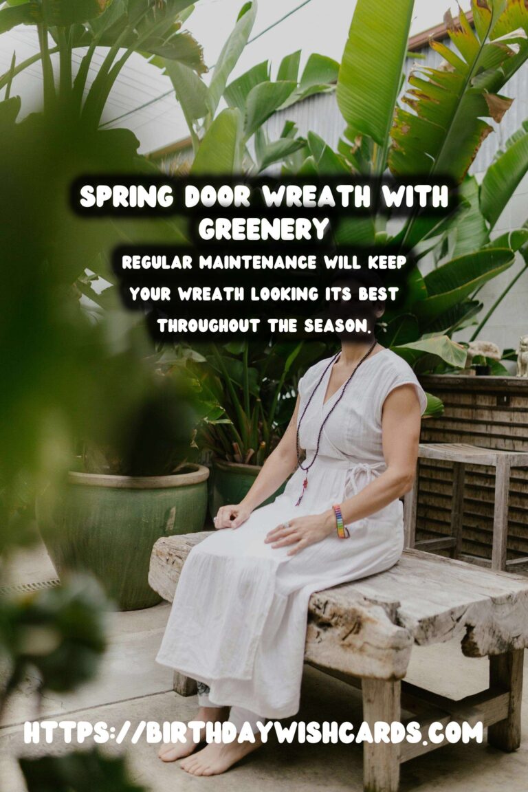 Spring Door Wreath: Embrace the Season with Fresh Greenery