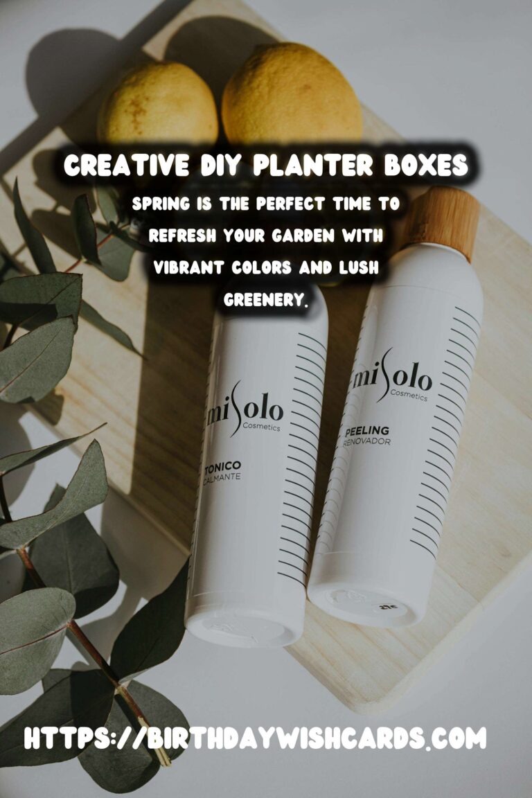 Spring Planter Boxes: DIY Ideas for Your Garden
