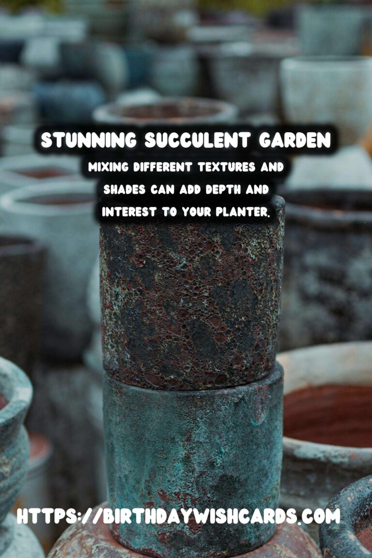 Spring Planter Ideas: Create a Stunning Succulent Garden