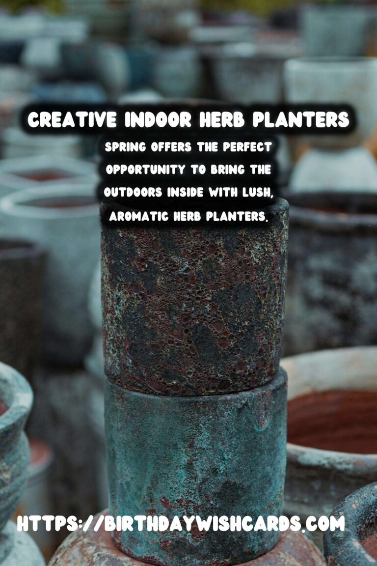 Spring Planter Ideas for Indoor Herbs: A Fresh Approach to Home Gardening