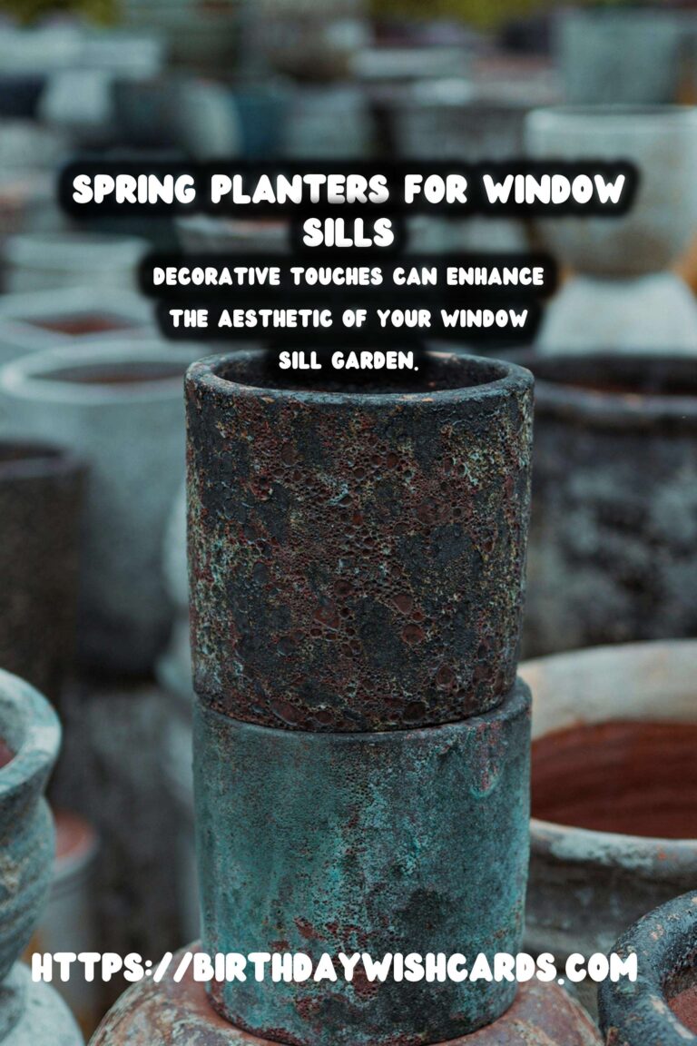 Spring Planter Ideas for Window Sills: Transform Your Space