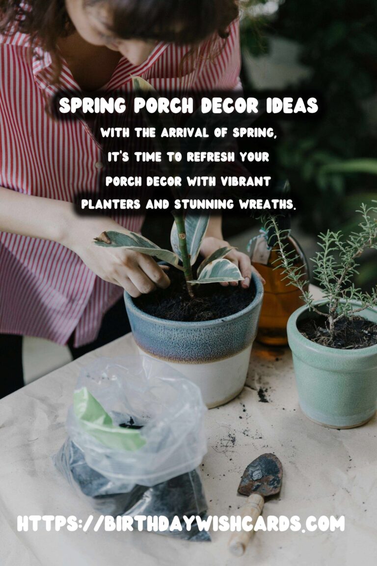 Spring Porch Decor: Enhance Your Entryway with Planters and Wreaths