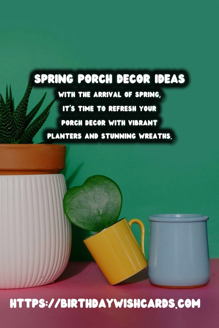 Spring Porch Decor: Enhance Your Entryway with Planters and Wreaths