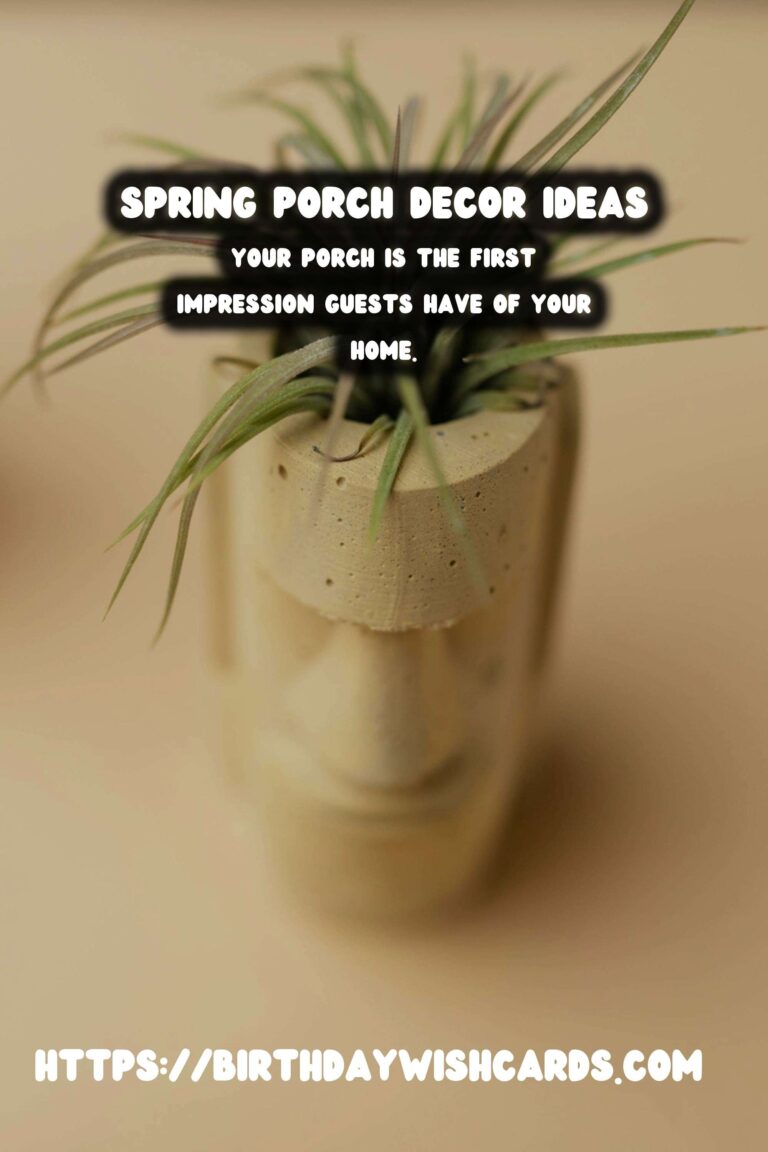 Spring Porch Decor: Enhance Your Entryway with Planters and Wreaths