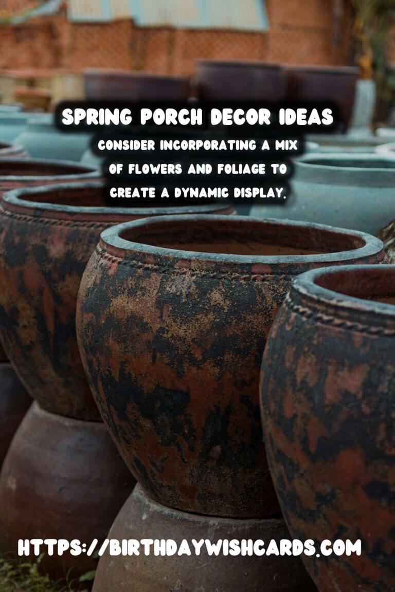 Spring Porch Decor: Enhance Your Entryway with Planters and Wreaths