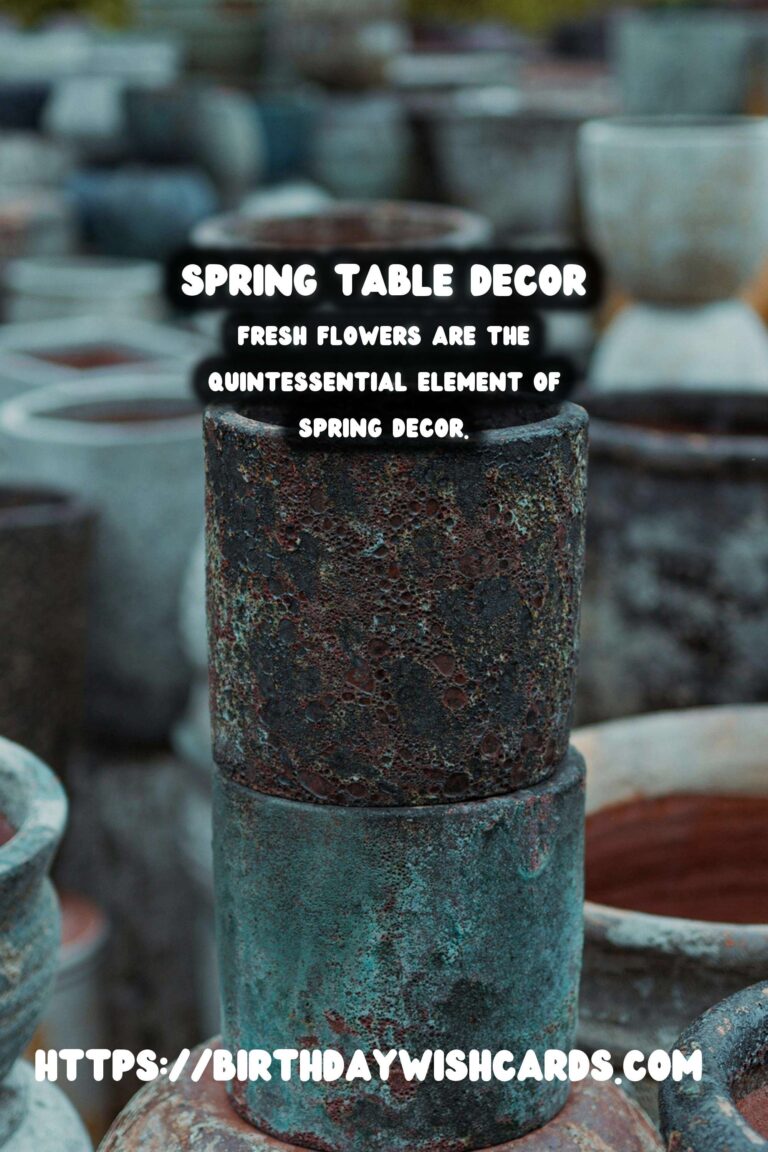 Spring Table Decor: Fresh Flowers & Greenery
