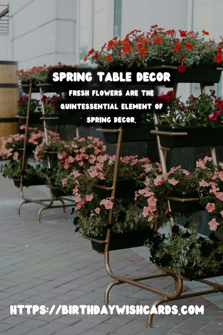 Spring Table Decor: Fresh Flowers & Greenery