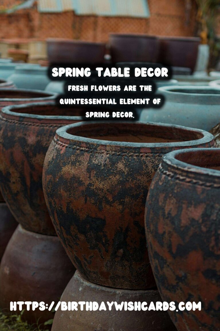 Spring Table Decor: Fresh Flowers & Greenery