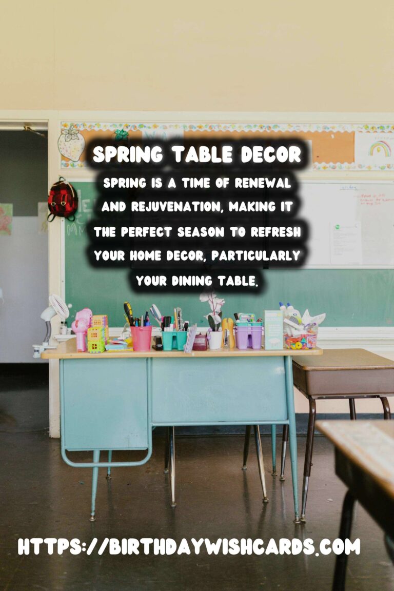 Spring Table Decor: Fresh Flowers & Greenery