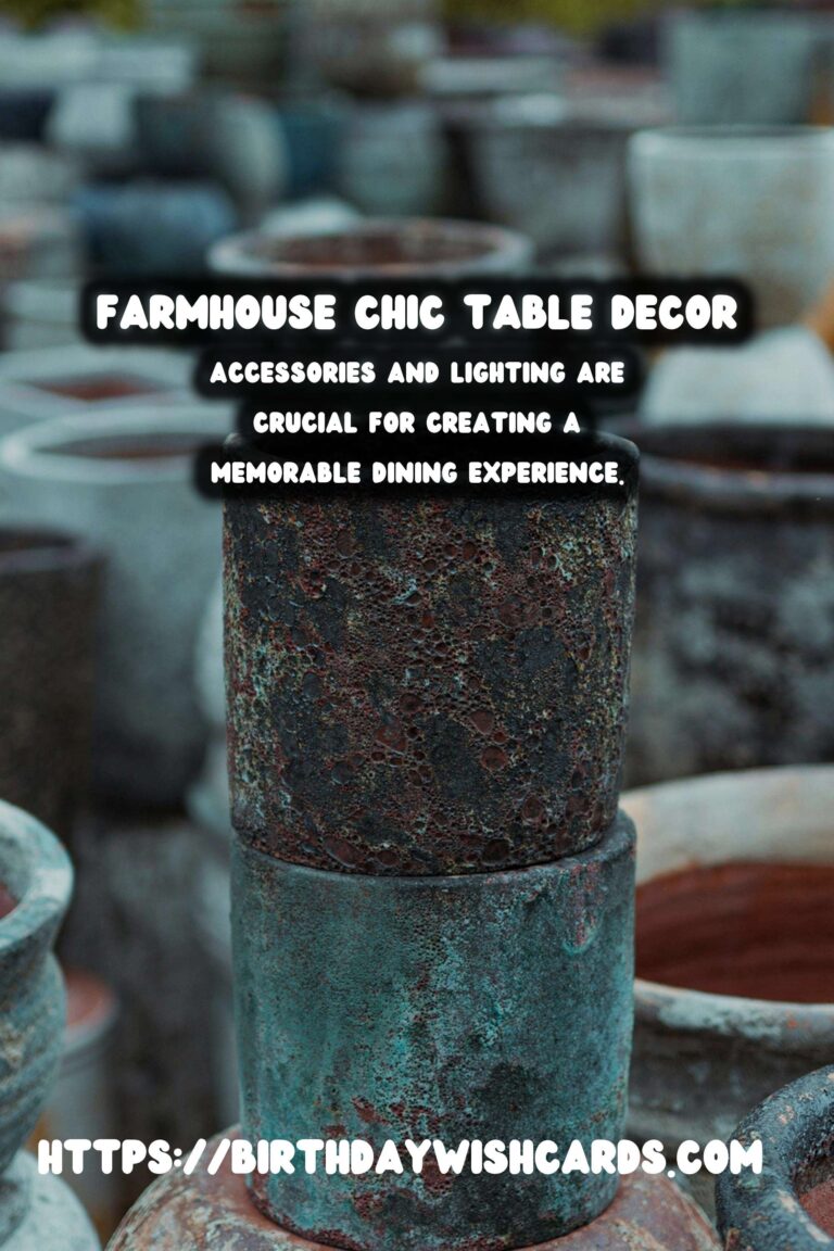 Spring Table Settings: Embrace Farmhouse Chic Style