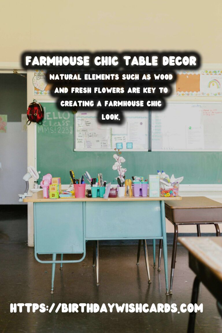 Spring Table Settings: Embrace Farmhouse Chic Style