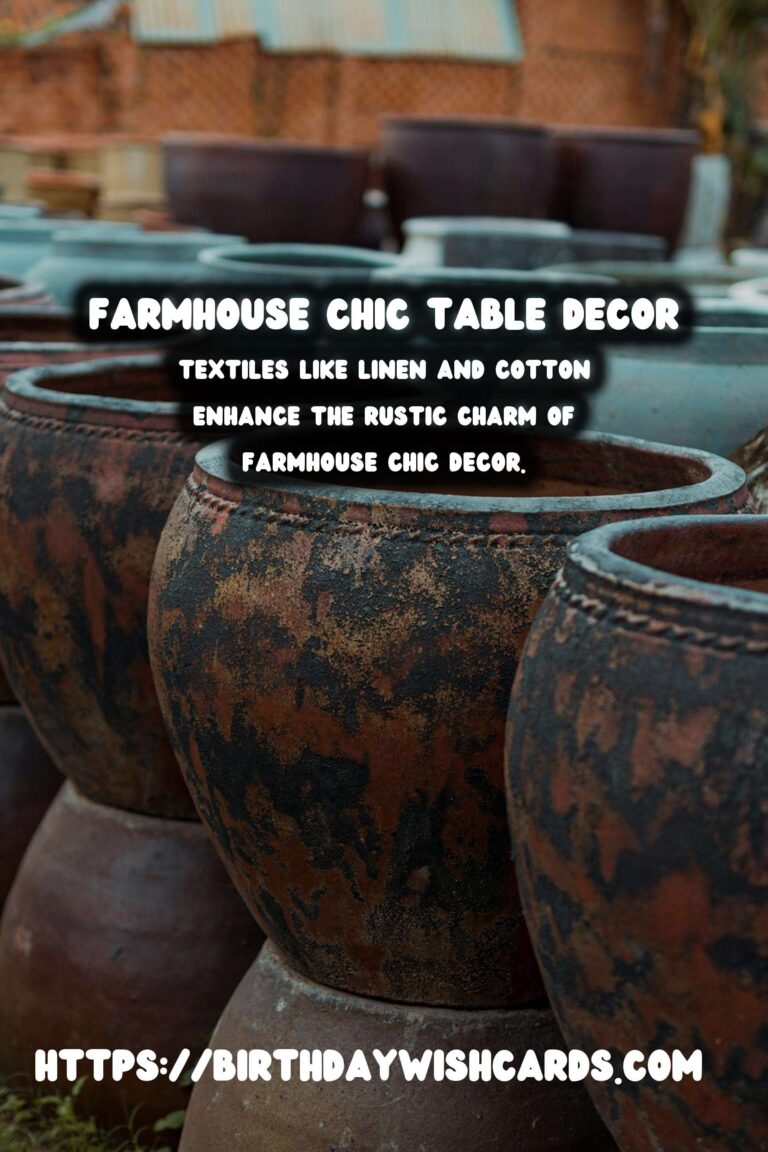 Spring Table Settings: Embrace Farmhouse Chic Style