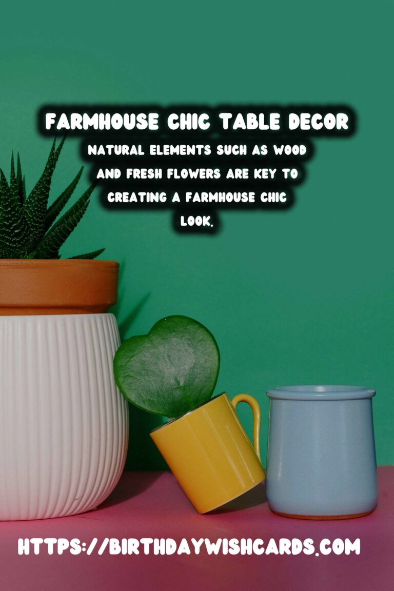 Spring Table Settings: Embrace Farmhouse Chic Style