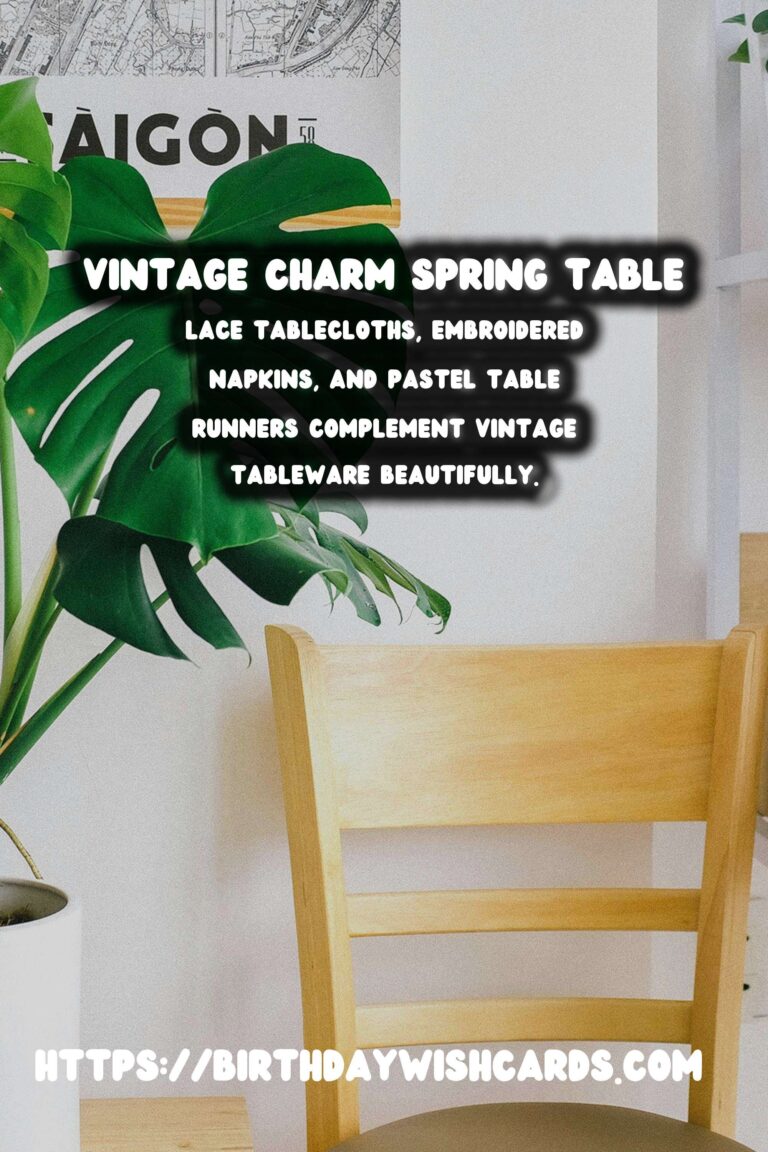 Spring Table Settings: Embrace Vintage Charm for a Timeless Look