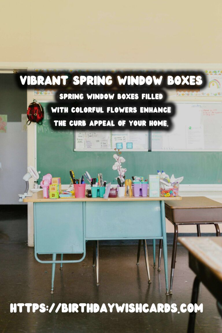 Spring Window Boxes: Colorful Flowers for a Vibrant Display